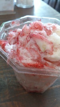 高知県産いちごを丸ごと凍らせた｢苺氷(いちごおり)｣が感動する美味しさ！