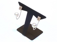 K18WG・アコヤパール・ピアスパーツ