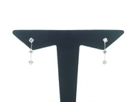 王道のプラチナダイヤピアス☆